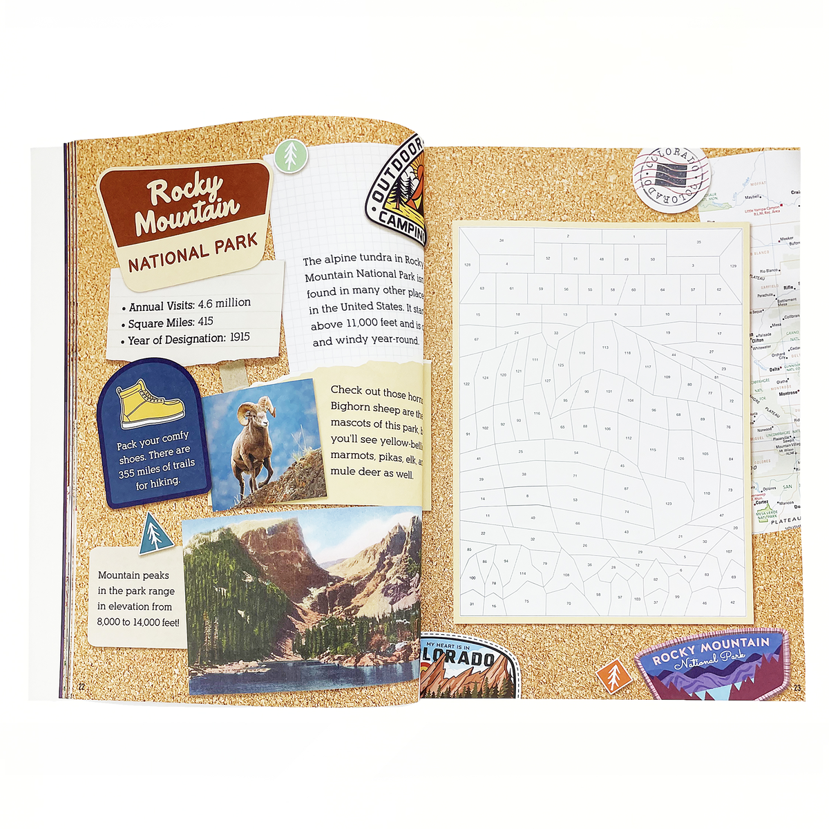 Nps Sticker Book National Parks: Sticker-by-Number Activity Book – Smoky Mountain Off ...