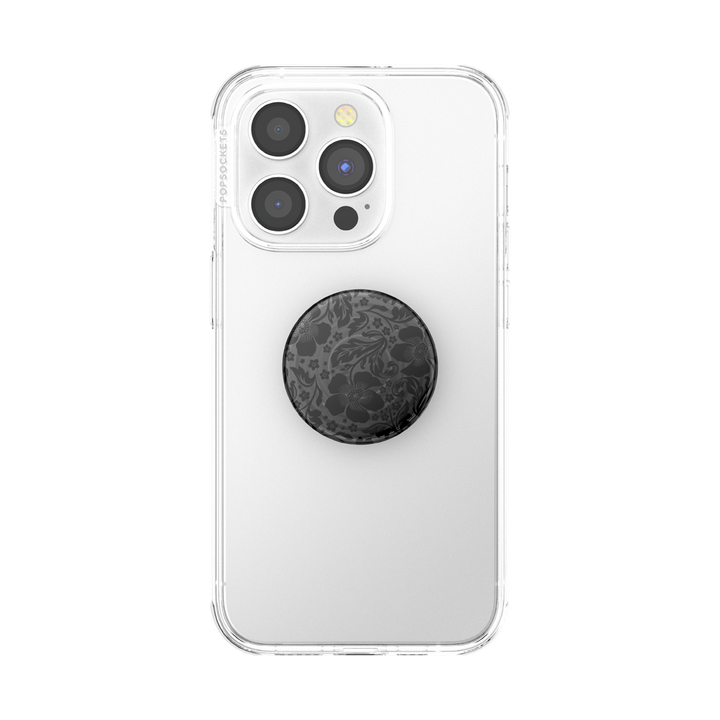 PopSockets - PopSockets Plant-Based Phone Grip - Black Lace