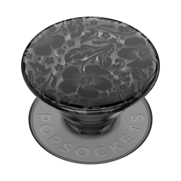 【ビースケ】iPhone12 PopSockets - PopSockets Plant-Based Phone Grip - Black Lace